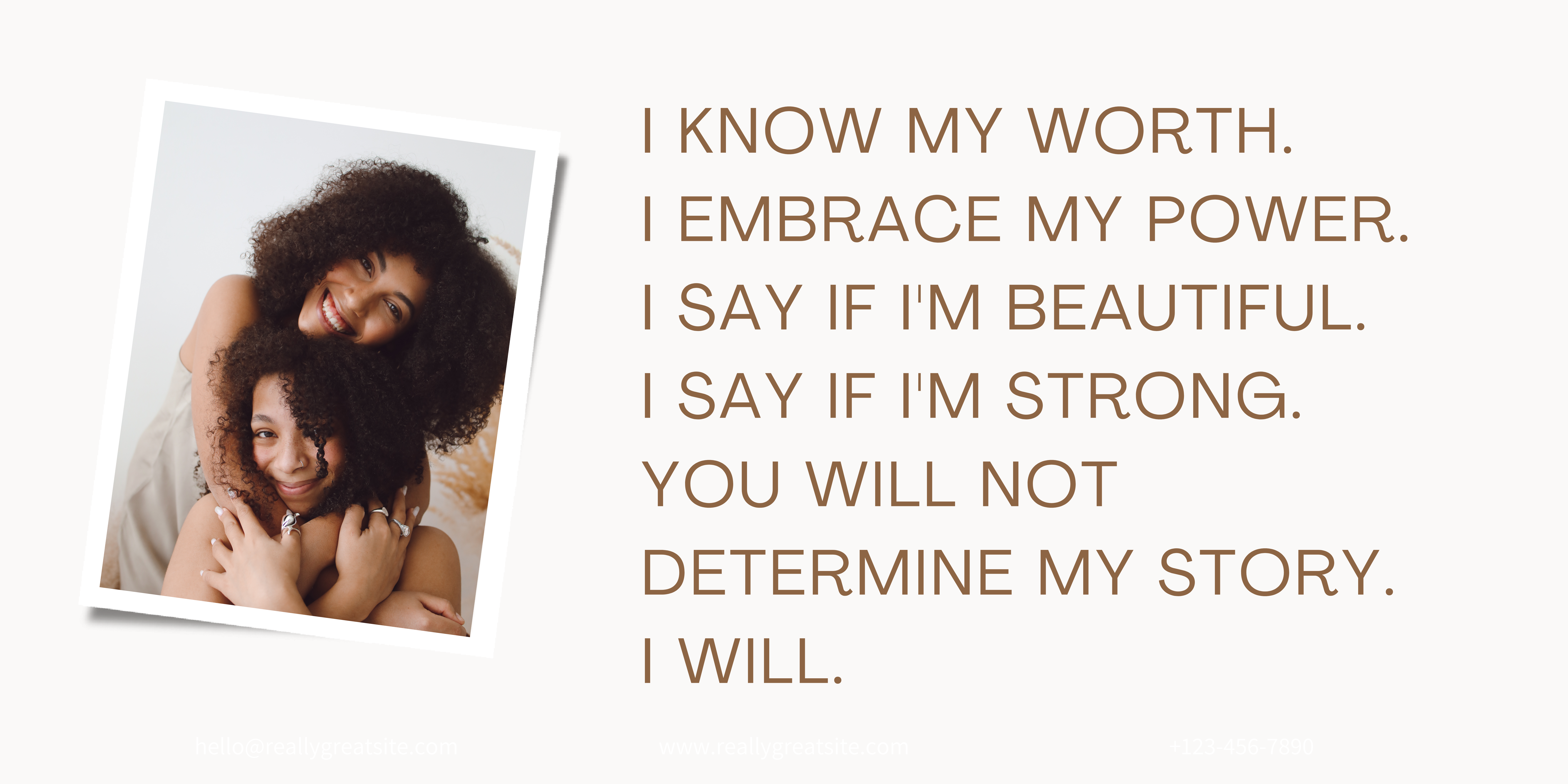 I raise my voice— not so that I can shout, but so that those without a voice can be heard... We cannot all succeed when half of us are held back. (1)